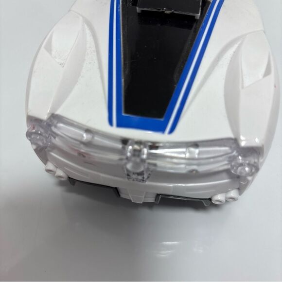 Speedy White and Blue Police Toy Car - Picture 7 of 8